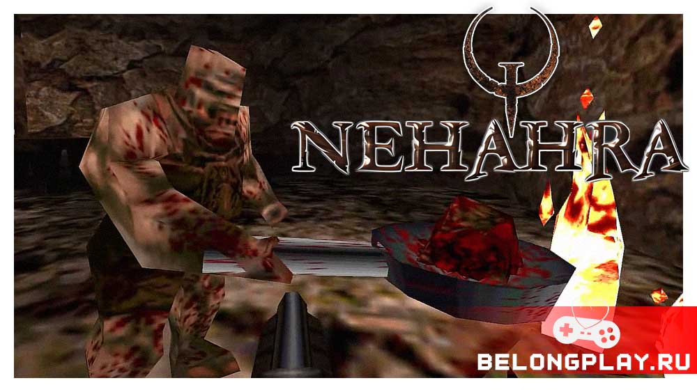 Quake Nehahra game mod cover art logo wallpaper ogre cooking fire