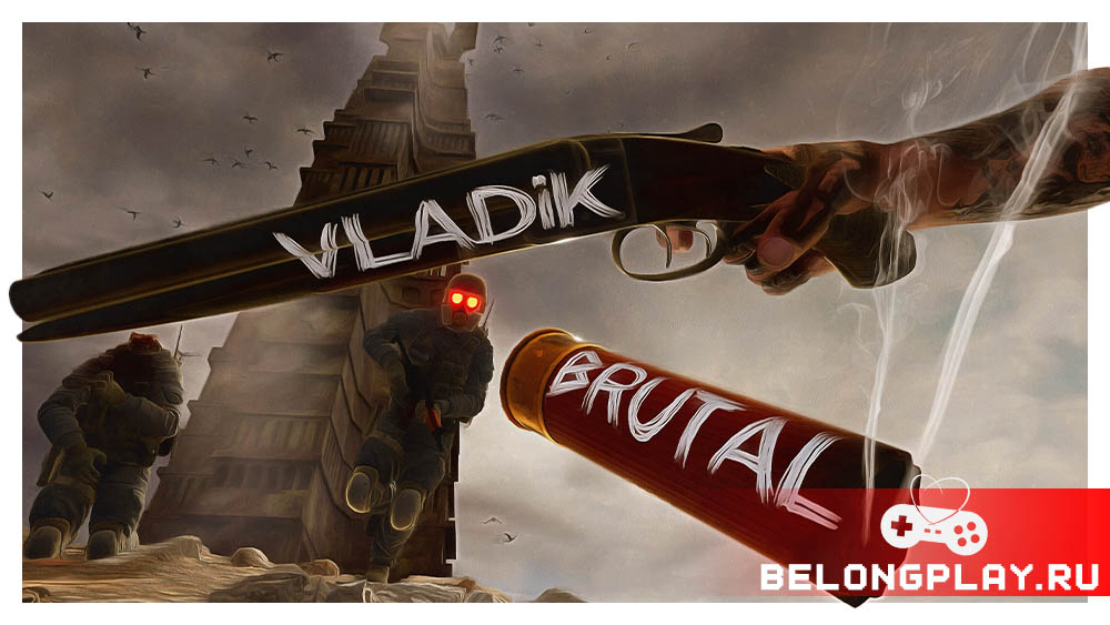 VLADiK BRUTAL game cover art logo wallpaper poster