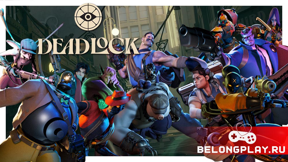 Deadlock game cover art logo wallpaper poster valve neon prime wiki invite