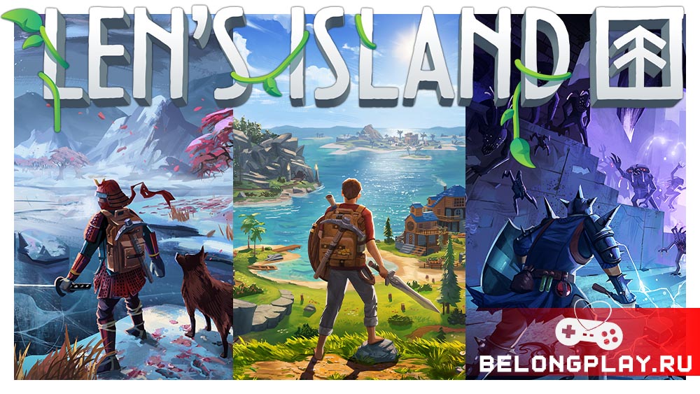 Len's Island game cover art logo wallpaper