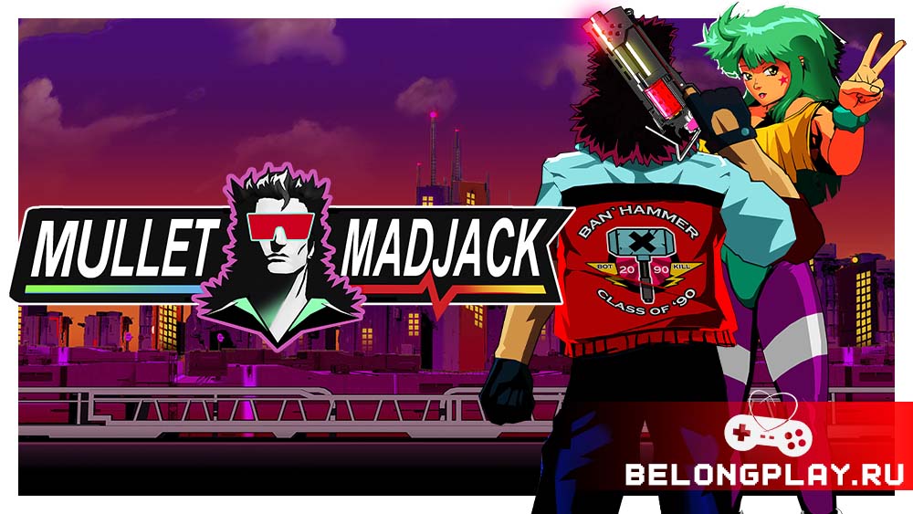 MULLET MADJACK game cover art logo wallpaper poster anime fps action