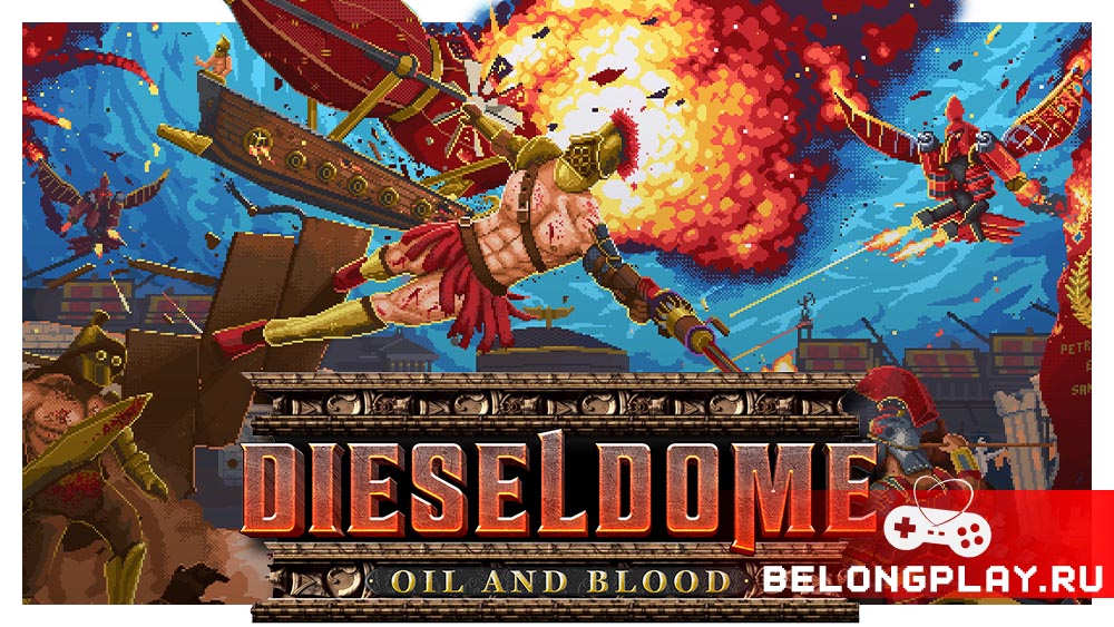 DIESELDOME: Oil and Blood game cover poster art logo wallpaper