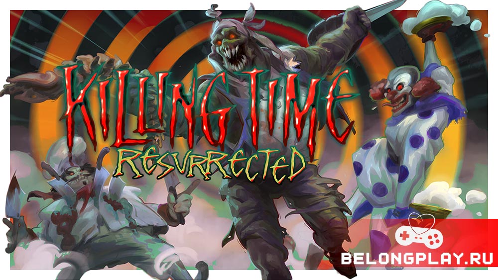 Killing Time: Resurrected game cover art logo wallpaper poster