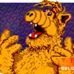 alf cats pixel-art poster wallpaper art