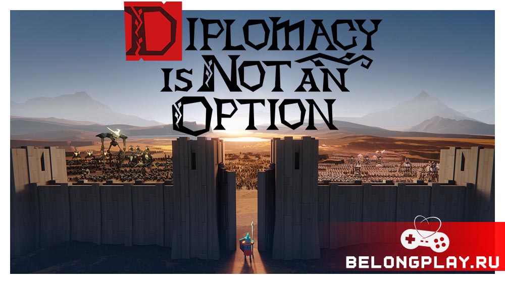 Diplomacy is Not an Option game cover art logo wallpaper poster