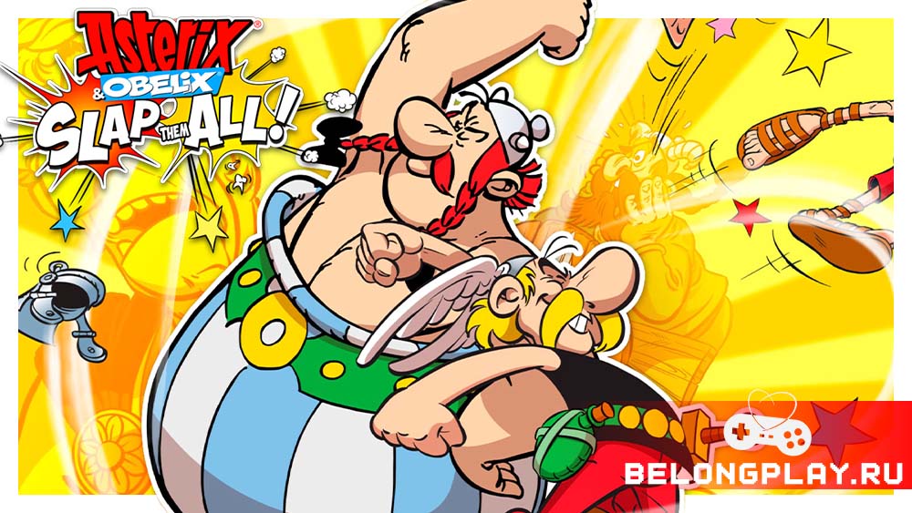 Asterix & Obelix: Slap Them All! game cover art logo wallpaper poster