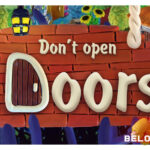 Don't open the doors! game cover art logo wallpaper poster