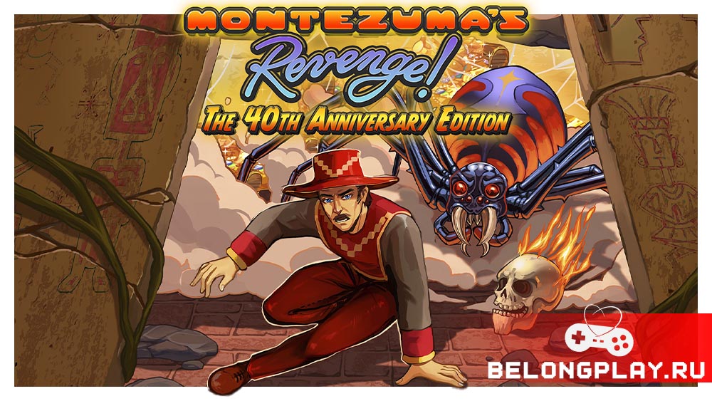 Montezuma’s Revenge: The 40th Anniversary Edition game cover art logo wallpaper poster