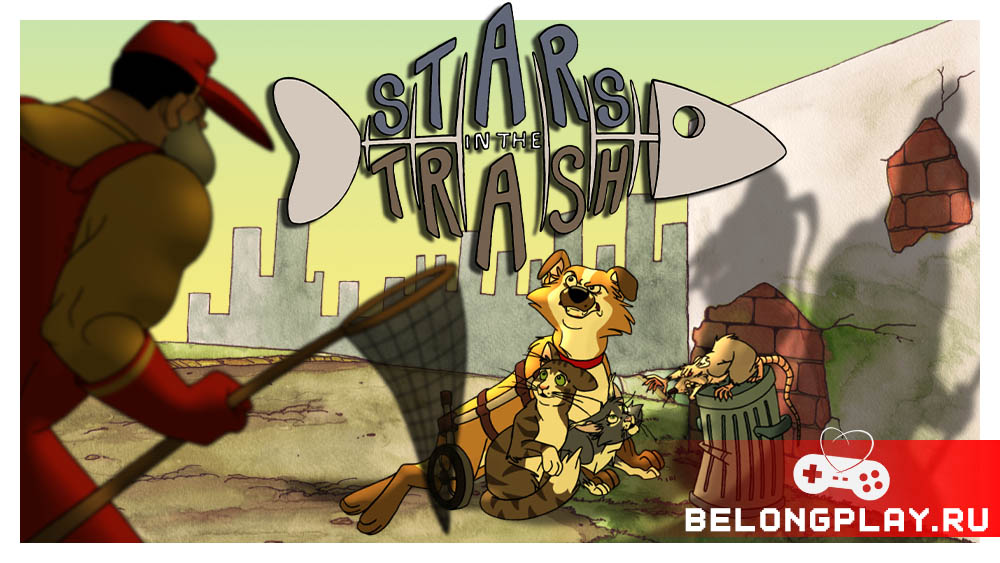 Stars in the Trash game cover art logo wallpaper poster