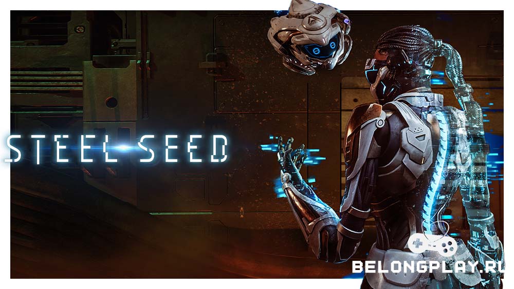 Steel Seed game cover art logo wallpaper poster