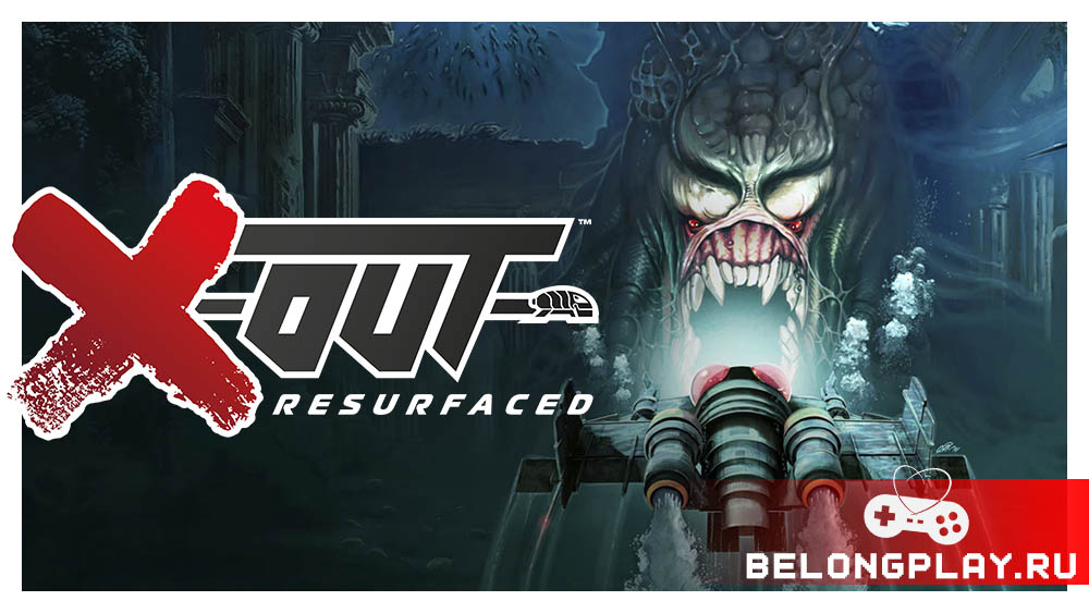 X-Out: Resurfaced game cover art logo wallpaper poster