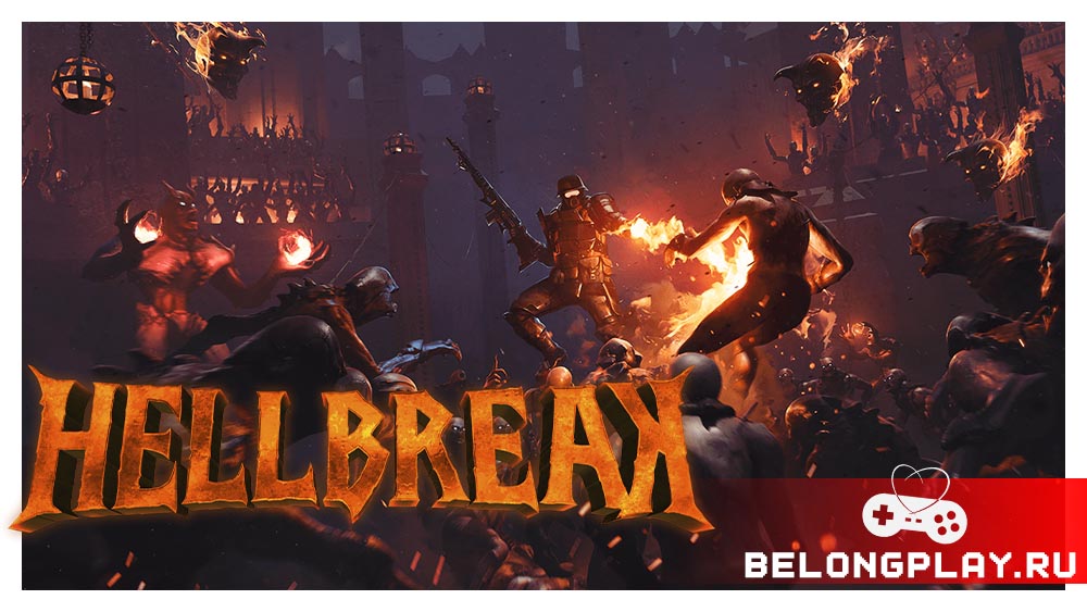 HELLBREAK game cover art logo wallpaper poster fps arena shooter roguelike