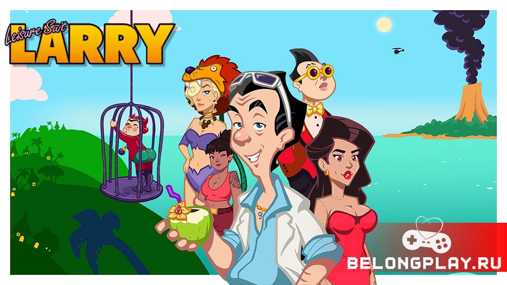 Leisure Suit Larry Wet Dreams Don’t Dry 2018 Twice 2020 game cover art logo wallpaper poster
