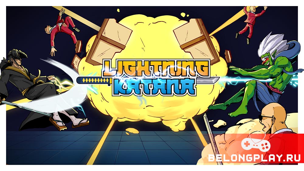 Lightning Katana game cover art logo wallpaper poster