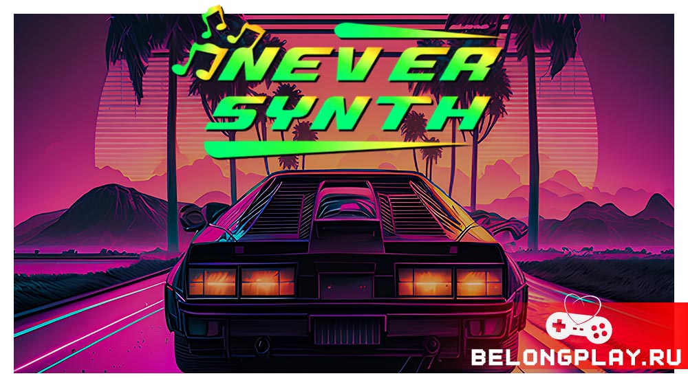 NeverSynth game cover art logo wallpaper poster Never Synth
