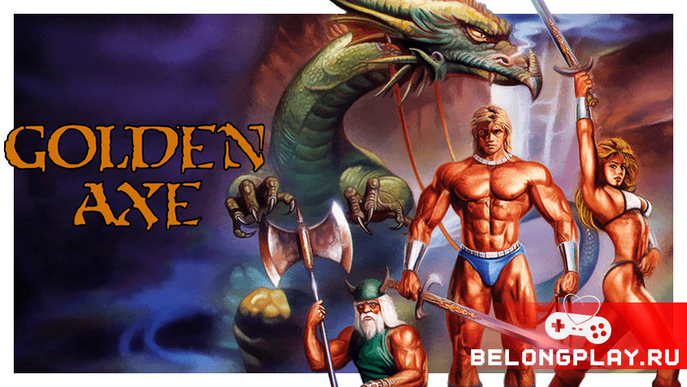 Golden Axe game cover art logo wallpaper poster