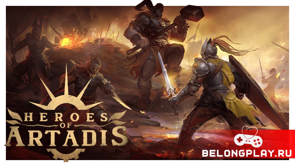 Heroes of Artadis game cover art logo wallpaper poster
