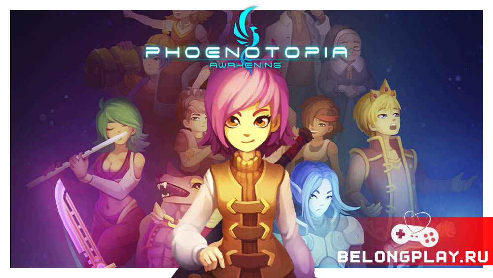 Phoenotopia: Awakening game cover art logo wallpaper poster