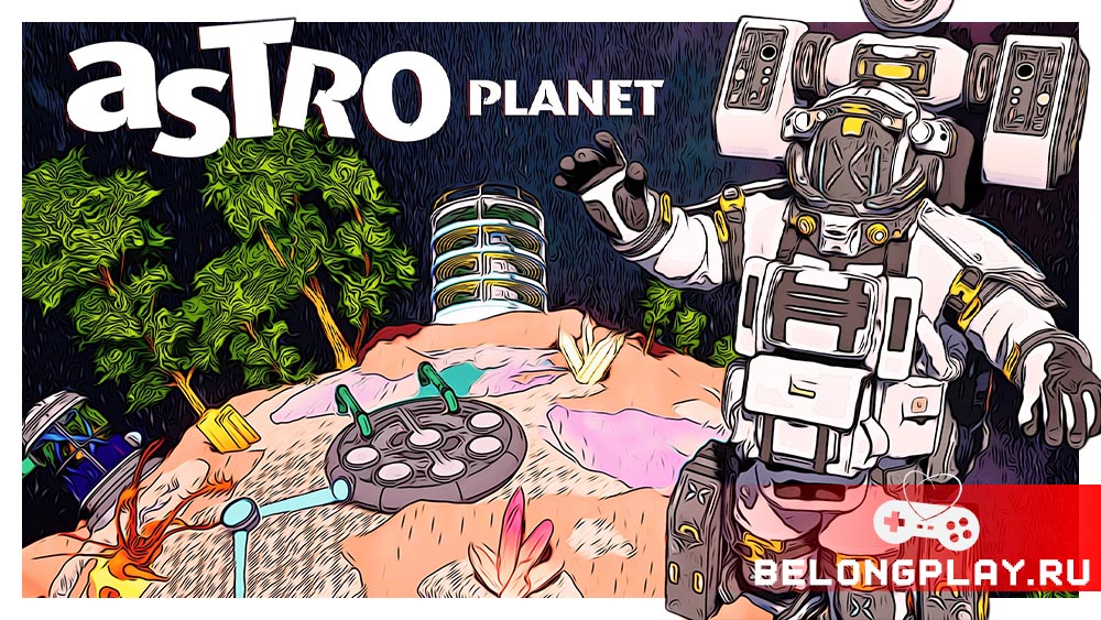 AstroPlanet game cover art logo wallpaper poster