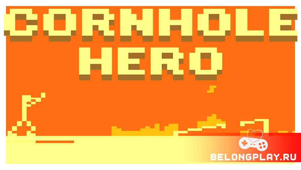Cornhole Hero game cover art logo wallpaper poster