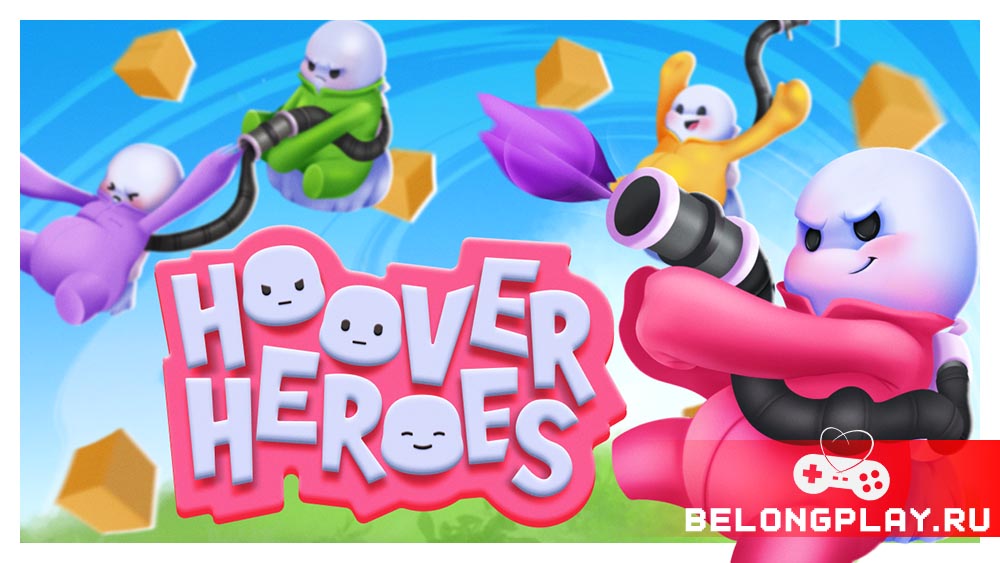 Hoover Heroes game cover art logo wallpaper poster