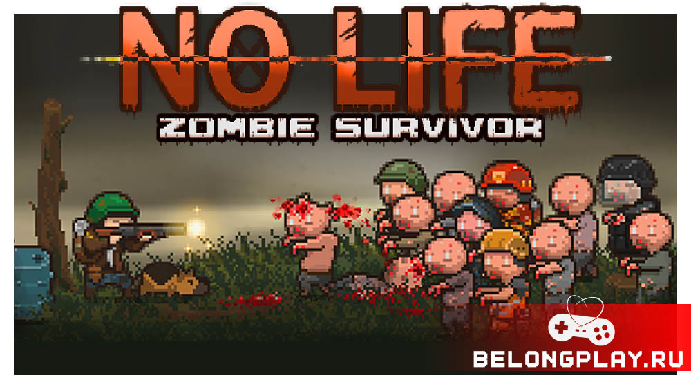 NO LIFE: Zombie Survivor game cover art logo wallpaper poster