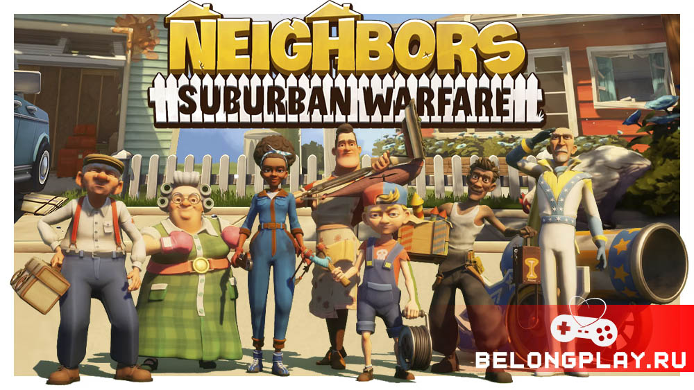 Neighbors: Suburban Warfare game cover art logo wallpaper poster