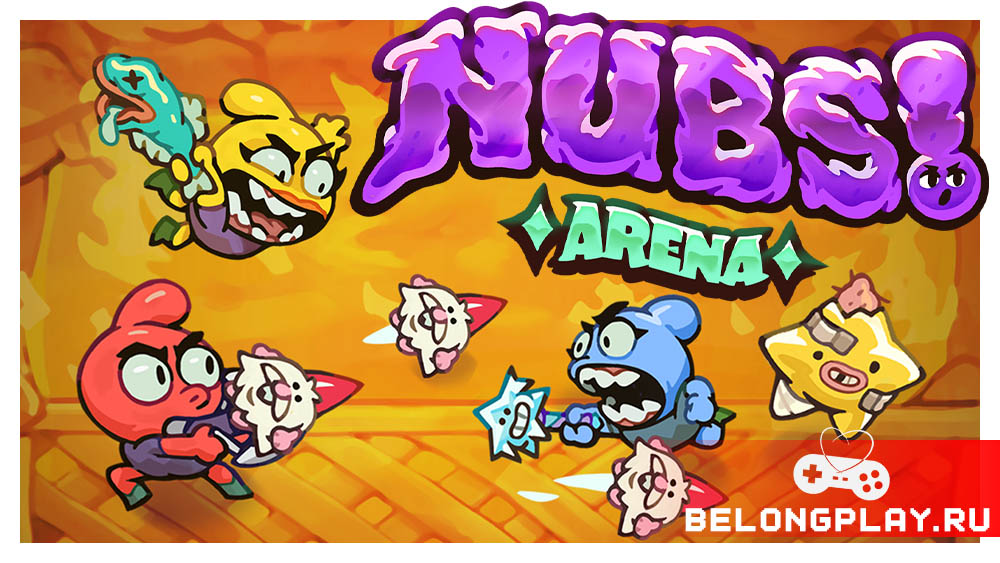 Nubs! Arena game cover art logo wallpaper poster