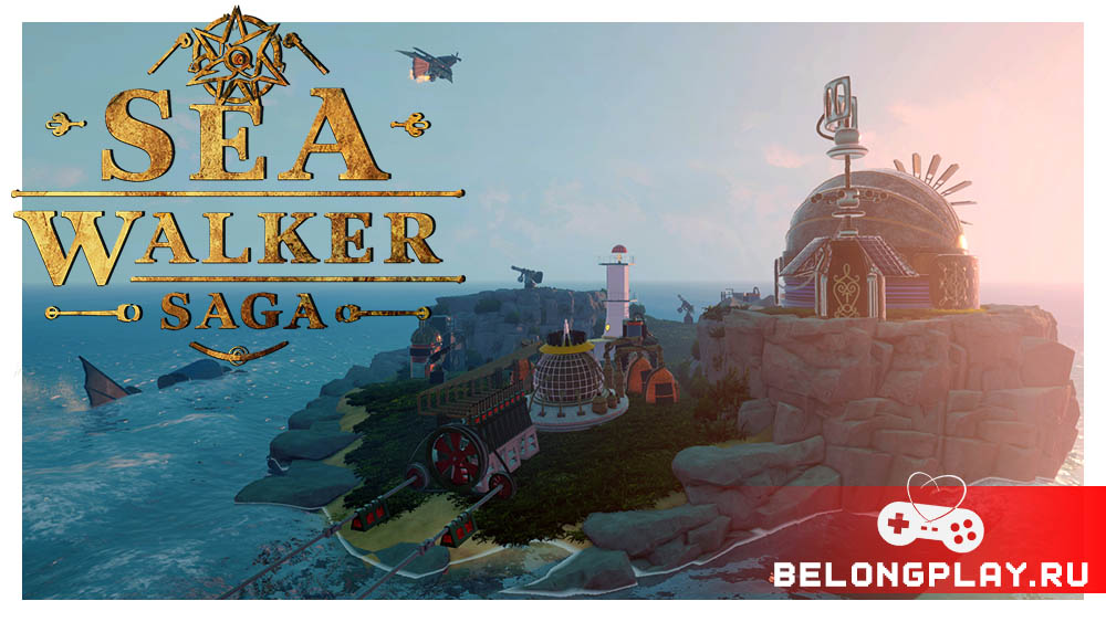 Sea Walker Saga game cover art logo wallpaper poster