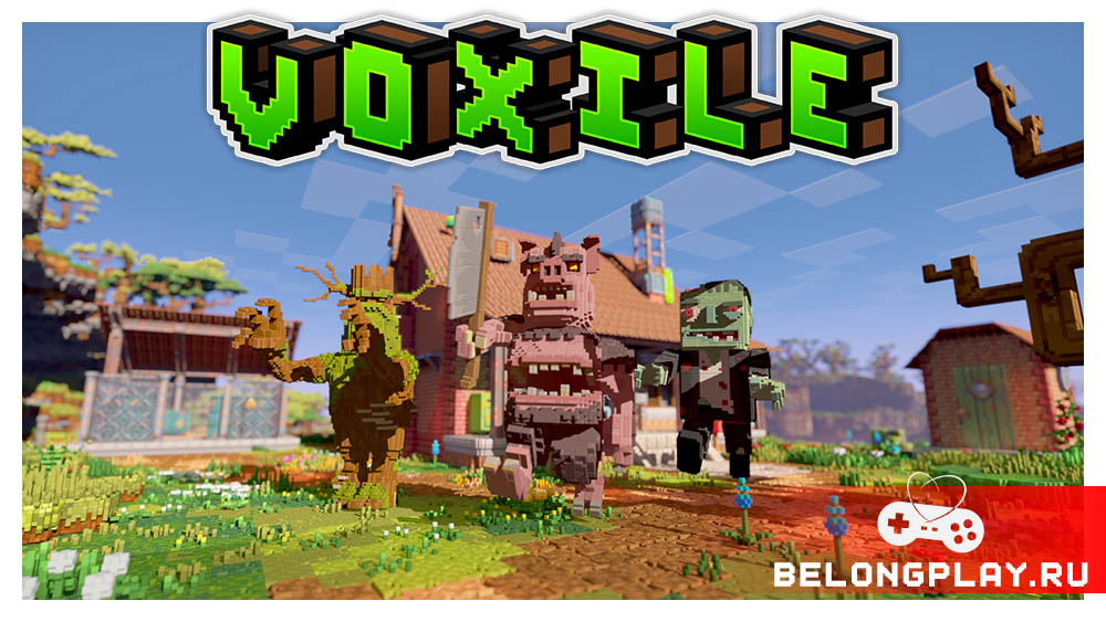 Voxile game cover art logo wallpaper poster