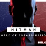 hitman world of assassination game cover art logo wallpaper poster