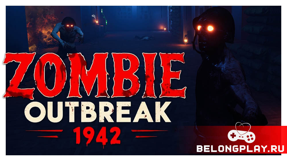 Zombie Outbreak 1942 game cover art logo wallpaper poster