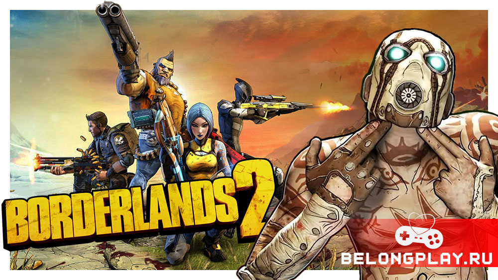 Borderlands 2 game cover art logo wallpaper poster