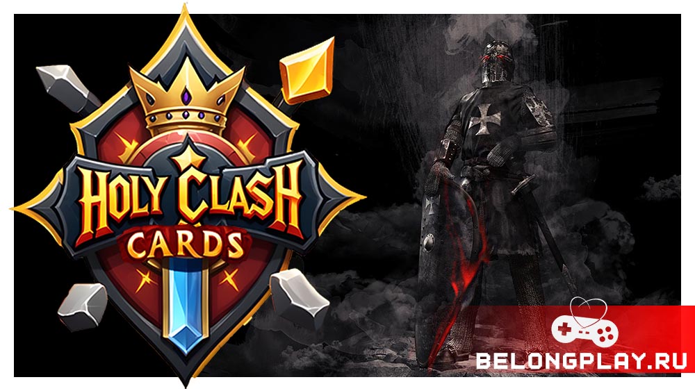Holy Clash Cards game cover art logo wallpaper poster